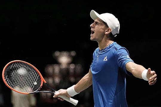 Davis Cup Finals: Italy Beat Brazil In Opening Group A Tie - In Pics